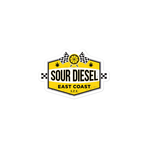 Sour Diesel East Coast STX Strain Sticker