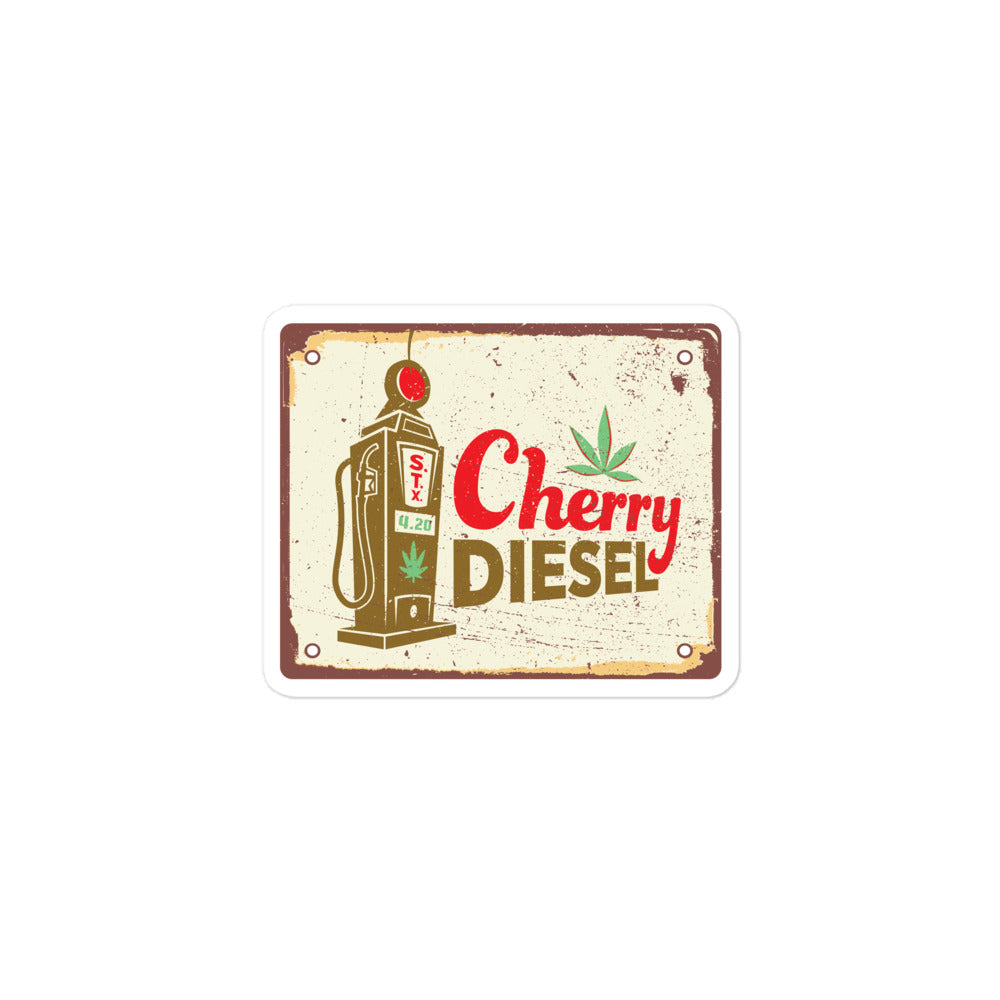 CherryDiesel STX Strain Sticker