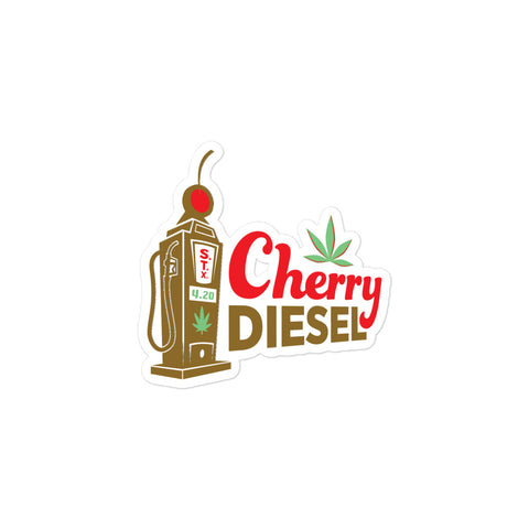 Cherry Diesel STX Strain Sticker