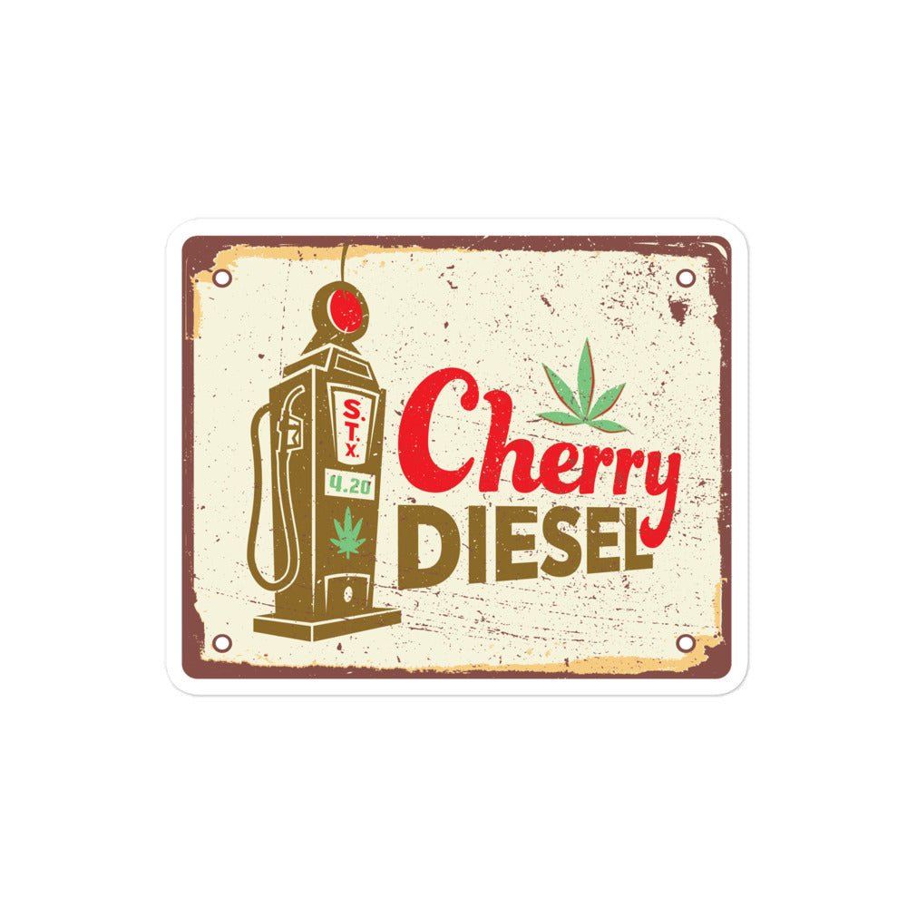 CherryDiesel STX Strain Sticker