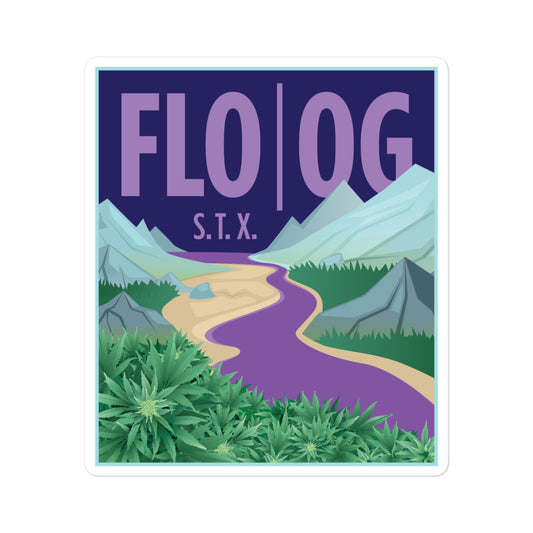 Flo|OG STX Strain Sticker